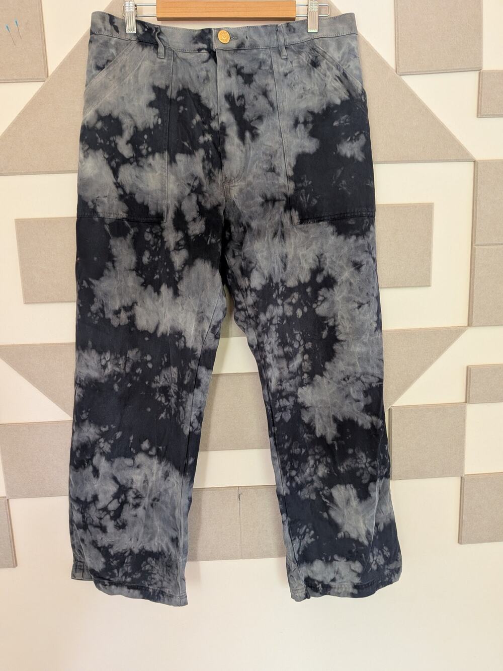 Big Bud Press Work Pants in Black Magic Waters